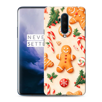 Силиконовый чехол на OnePlus 7T Pro с принтом Новый год
