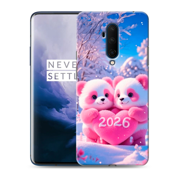 Силиконовый чехол на OnePlus 7T Pro с принтом Новый год