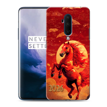 Силиконовый чехол на OnePlus 7T Pro с принтом Новый год