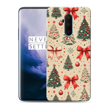 Силиконовый чехол на OnePlus 7T Pro с принтом Новый год