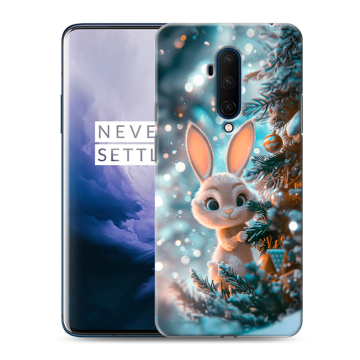Силиконовый чехол на OnePlus 7T Pro с принтом Новый год