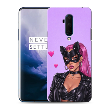 Силиконовый чехол на OnePlus 7T Pro с принтом женский