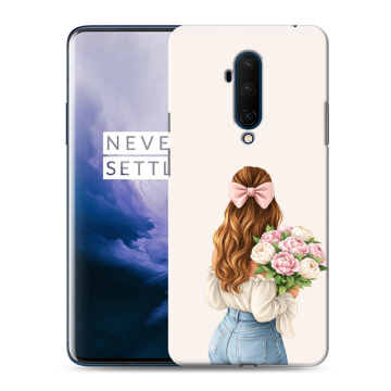 Силиконовый чехол на OnePlus 7T Pro с принтом женский