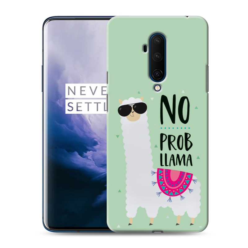Силиконовый чехол на OnePlus 7T Pro с принтом Лама Силиконовый чехол на OnePlus 7T Pro с принтом Лама