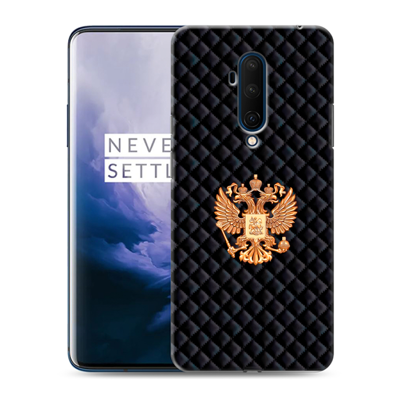 Силиконовый чехол на OnePlus 7T Pro с принтом Герб России принт Силиконовый чехол на OnePlus 7T Pro с принтом Герб России принт