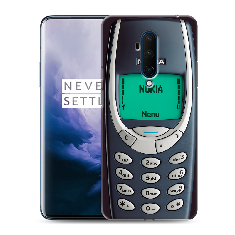 Пластиковый чехол на OnePlus 7T Pro с принтом Старый телефон Пластиковый чехол на OnePlus 7T Pro с принтом Старый телефон