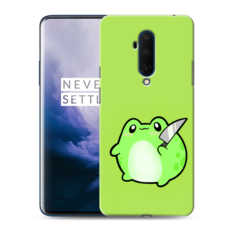 Пластиковый чехол на OnePlus 7T Pro с принтом Лягушенок Пластиковый чехол на OnePlus 7T Pro с принтом Лягушенок