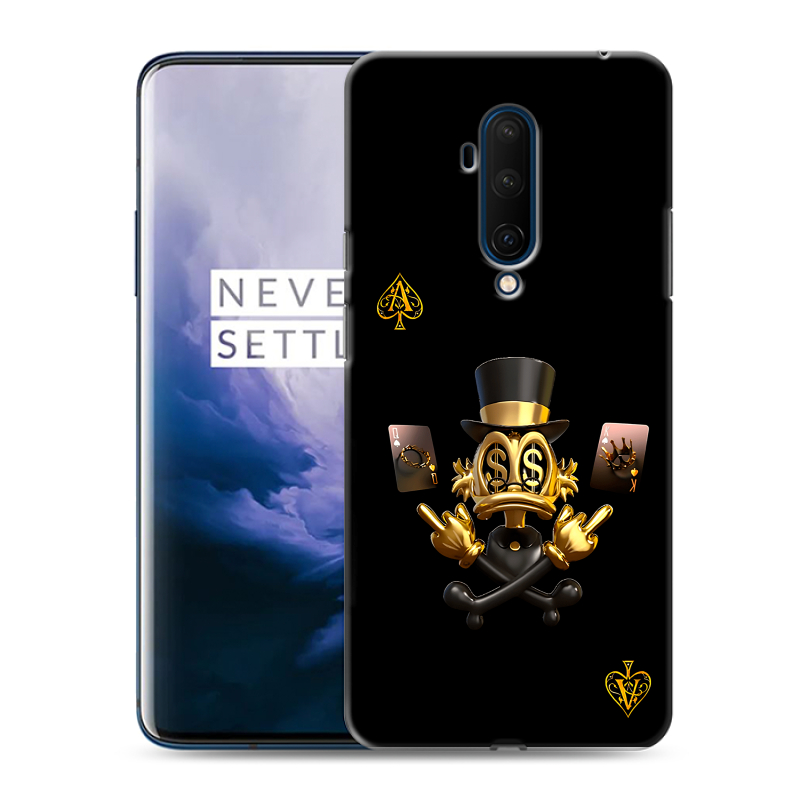 Силиконовый чехол на OnePlus 7T Pro с принтом Золотой скрудж макдак Силиконовый чехол на OnePlus 7T Pro с принтом Золотой скрудж макдак