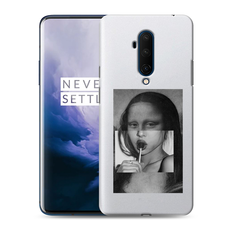 Пластиковый чехол на OnePlus 7T Pro с принтом Мона Лиза Пластиковый чехол на OnePlus 7T Pro с принтом Мона Лиза