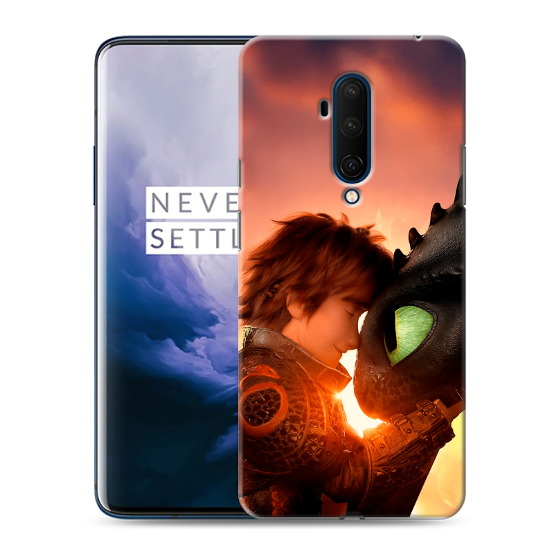 Пластиковый чехол на OnePlus 7T Pro с принтом Как приручить дракона Пластиковый чехол на OnePlus 7T Pro с принтом Как приручить дракона