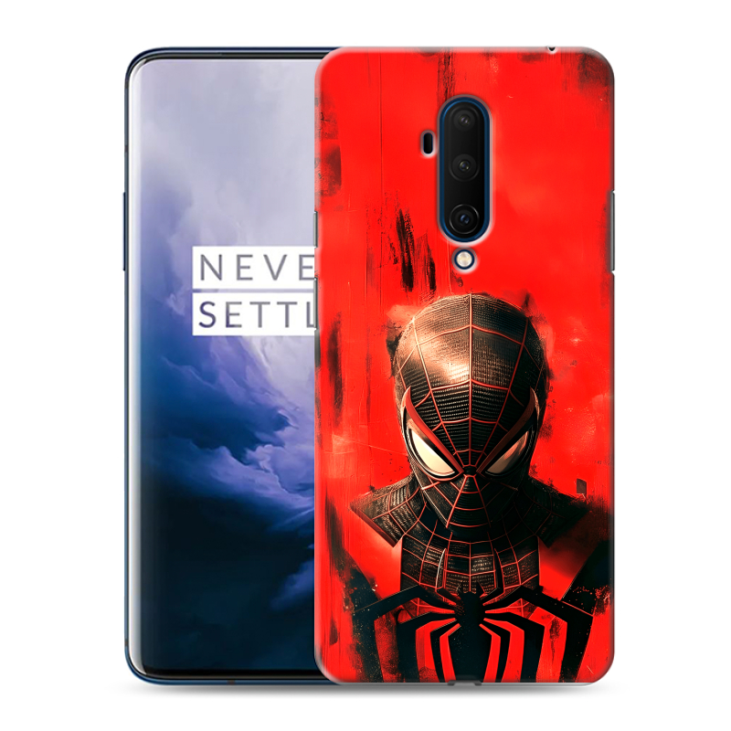 Силиконовый чехол на OnePlus 7T Pro с принтом человек паук spiderman Силиконовый чехол на OnePlus 7T Pro с принтом человек паук spiderman