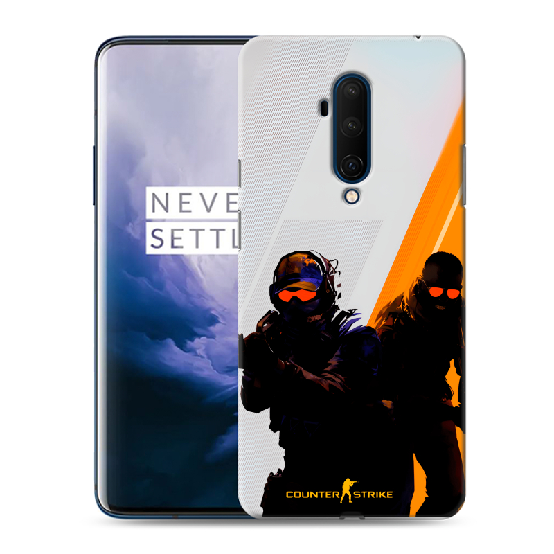 Пластиковый чехол на OnePlus 7T Pro с принтом Контер страйк Counter strike Пластиковый чехол на OnePlus 7T Pro с принтом Контер страйк Counter strike