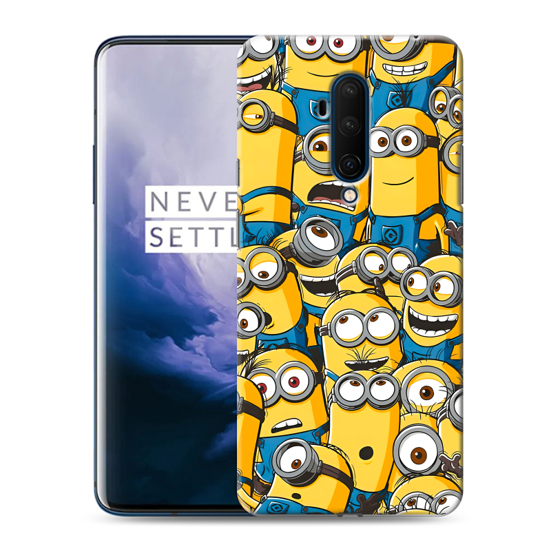 Пластиковый чехол на OnePlus 7T Pro с принтом Миньоны Пластиковый чехол на OnePlus 7T Pro с принтом Миньоны