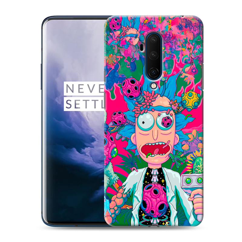 Силиконовый чехол на OnePlus 7T Pro с принтом Рик и Морти Rick Morty Силиконовый чехол на OnePlus 7T Pro с принтом Рик и Морти Rick Morty