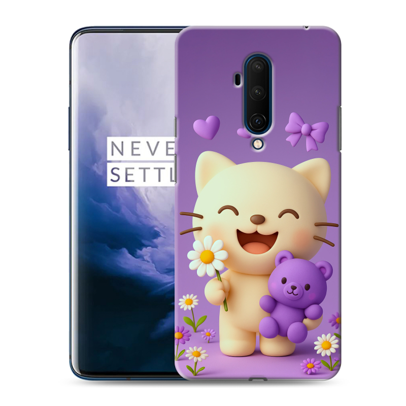 Пластиковый чехол на OnePlus 7T Pro с принтом для девочек Пластиковый чехол на OnePlus 7T Pro с принтом для девочек