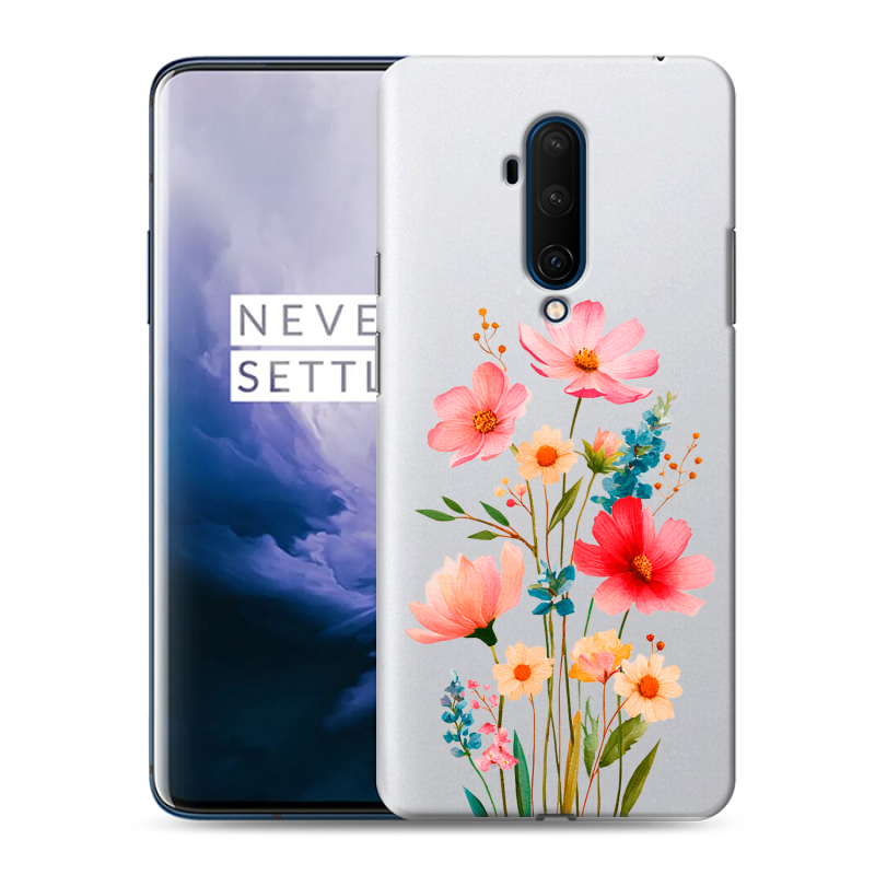 Пластиковый чехол на OnePlus 7T Pro с принтом Цветы Пластиковый чехол на OnePlus 7T Pro с принтом Цветы