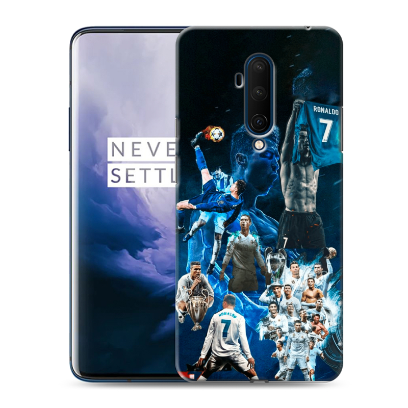 Силиконовый чехол на OnePlus 7T Pro с принтом Реал Роналдо Силиконовый чехол на OnePlus 7T Pro с принтом Реал Роналдо
