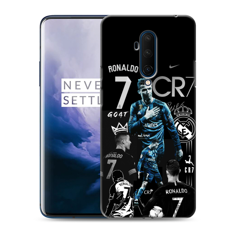 Пластиковый чехол на OnePlus 7T Pro с принтом Реал Роналдо Пластиковый чехол на OnePlus 7T Pro с принтом Реал Роналдо