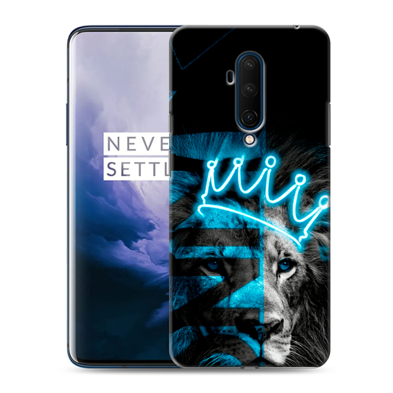 Пластиковый чехол на OnePlus 7T Pro с принтом Король лев Пластиковый чехол на OnePlus 7T Pro с принтом Король лев