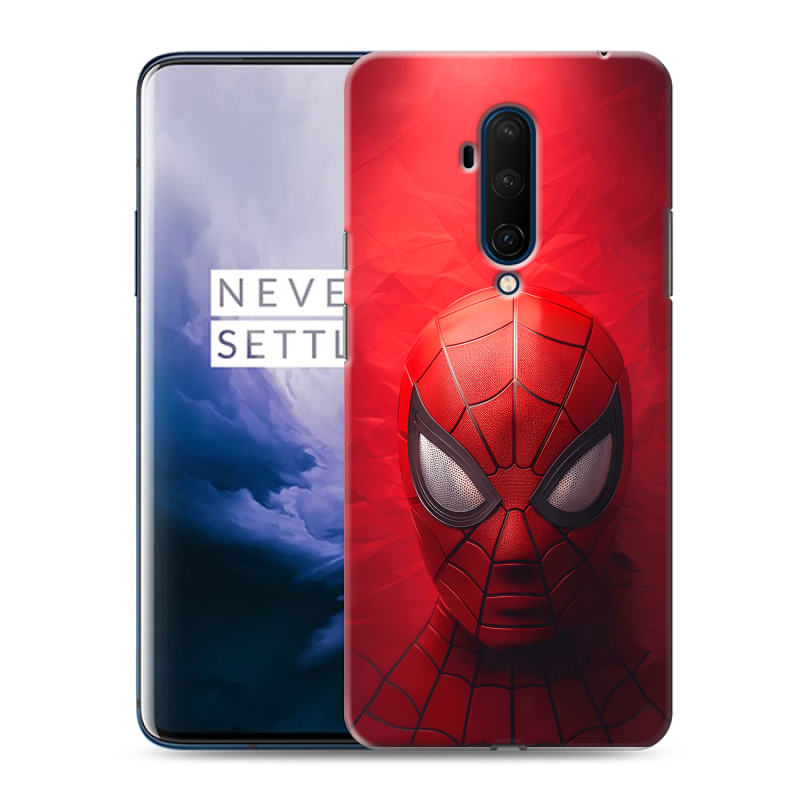 Пластиковый чехол на OnePlus 7T Pro с принтом Spiderman Человек паук Пластиковый чехол на OnePlus 7T Pro с принтом Spiderman Человек паук