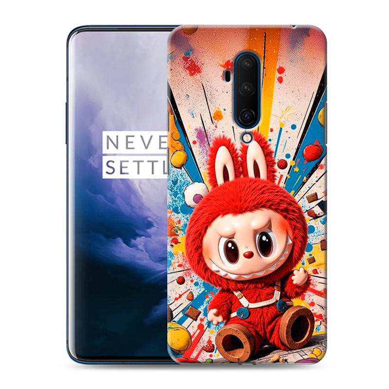 Силиконовый чехол на OnePlus 7T Pro с принтом Labubu Лабубу Силиконовый чехол на OnePlus 7T Pro с принтом Labubu Лабубу