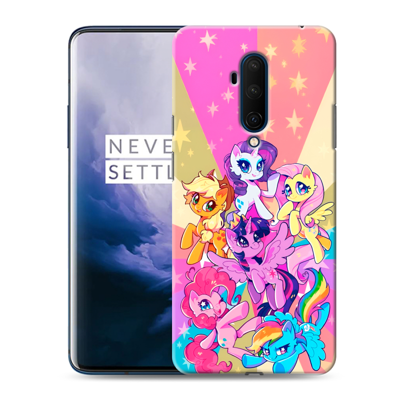 Силиконовый чехол на OnePlus 7T Pro с принтом My little pony Дружба чудо Силиконовый чехол на OnePlus 7T Pro с принтом My little pony Дружба чудо