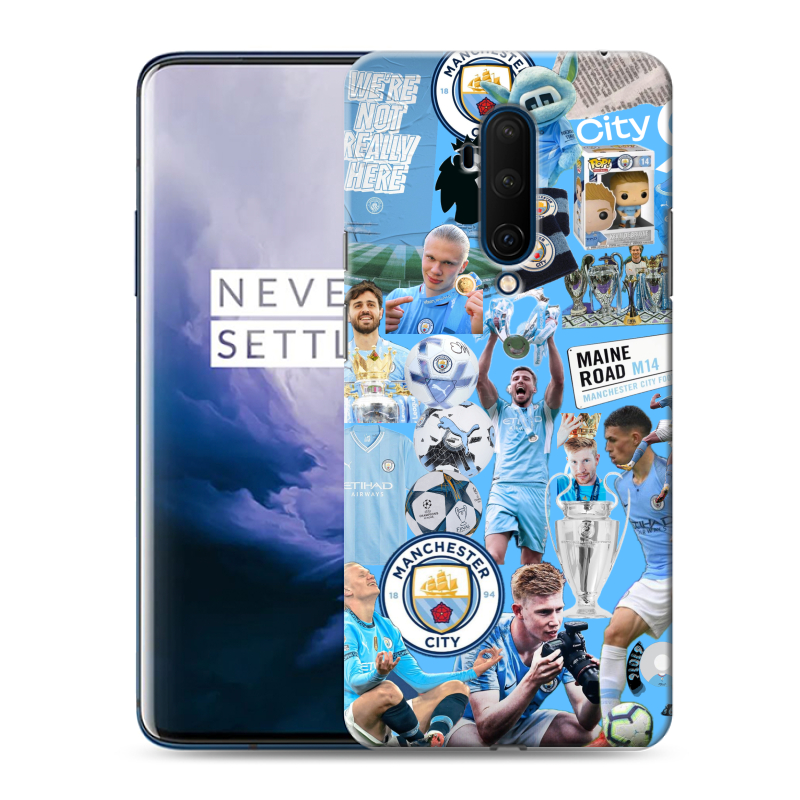 Силиконовый чехол на OnePlus 7T Pro с принтом Man City Манчестер Сити Силиконовый чехол на OnePlus 7T Pro с принтом Man City Манчестер Сити