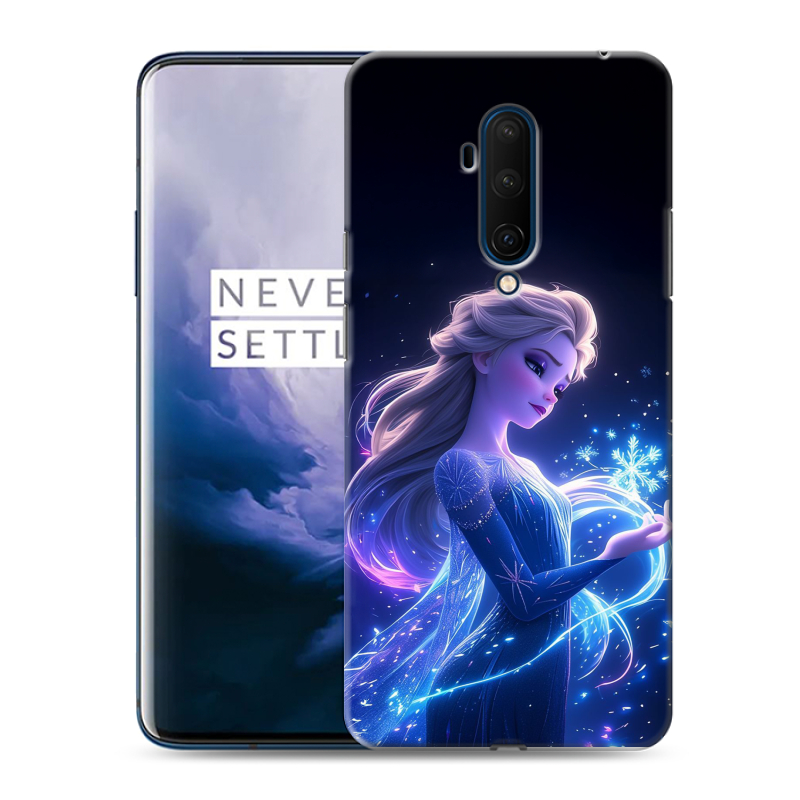 Силиконовый чехол на OnePlus 7T Pro с принтом Холодное сердце Frozen Силиконовый чехол на OnePlus 7T Pro с принтом Холодное сердце Frozen