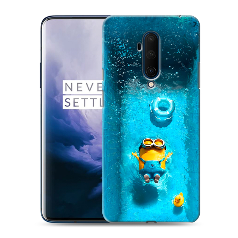 Пластиковый чехол на OnePlus 7T Pro с принтом Миньоны Пластиковый чехол на OnePlus 7T Pro с принтом Миньоны