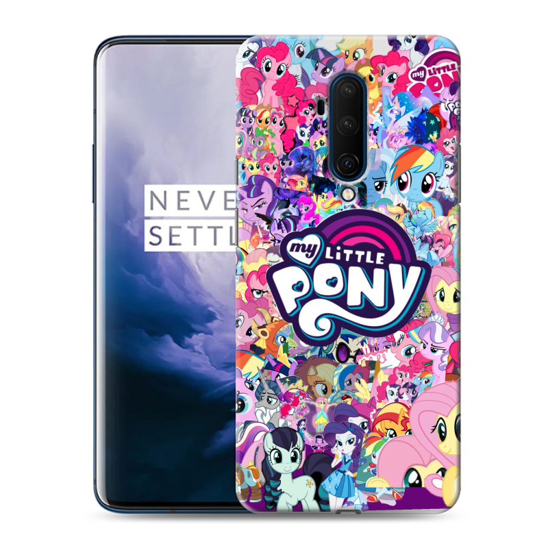 Пластиковый чехол на OnePlus 7T Pro с принтом My little pony Дружба чудо Пластиковый чехол на OnePlus 7T Pro с принтом My little pony Дружба чудо