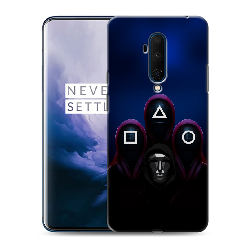 Пластиковый чехол на OnePlus 7T Pro с принтом Игра Кальмара Пластиковый чехол на OnePlus 7T Pro с принтом Игра Кальмара