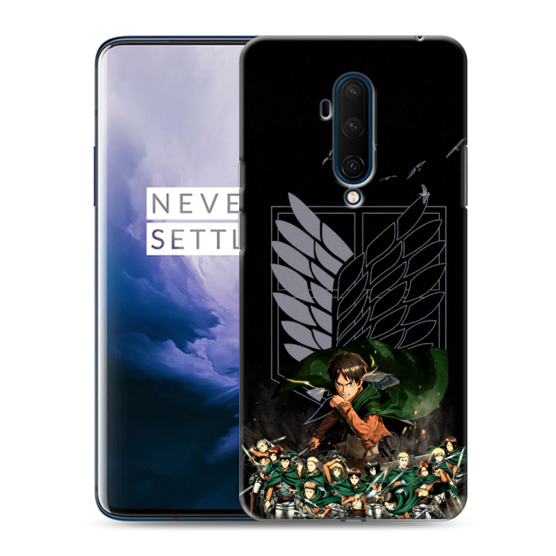 Пластиковый чехол на OnePlus 7T Pro с принтом Атака титанов Пластиковый чехол на OnePlus 7T Pro с принтом Атака титанов