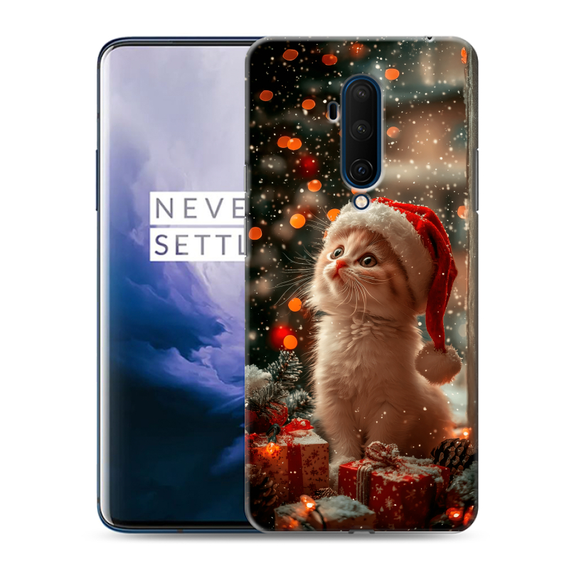 Силиконовый чехол на OnePlus 7T Pro с принтом Новый год Силиконовый чехол на OnePlus 7T Pro с принтом Новый год