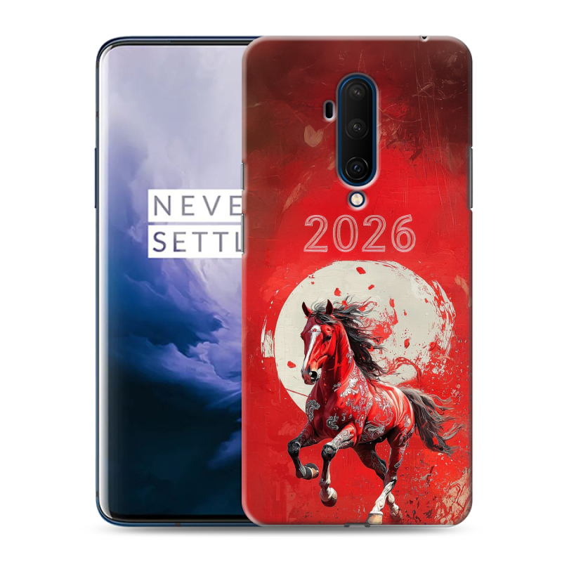 Силиконовый чехол на OnePlus 7T Pro с принтом Новый год Силиконовый чехол на OnePlus 7T Pro с принтом Новый год