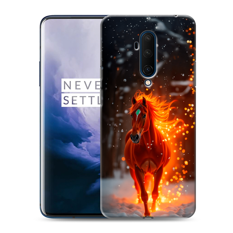 Силиконовый чехол на OnePlus 7T Pro с принтом Новый год Силиконовый чехол на OnePlus 7T Pro с принтом Новый год