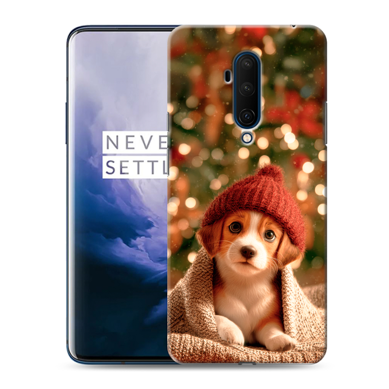 Пластиковый чехол на OnePlus 7T Pro с принтом Новый год Пластиковый чехол на OnePlus 7T Pro с принтом Новый год