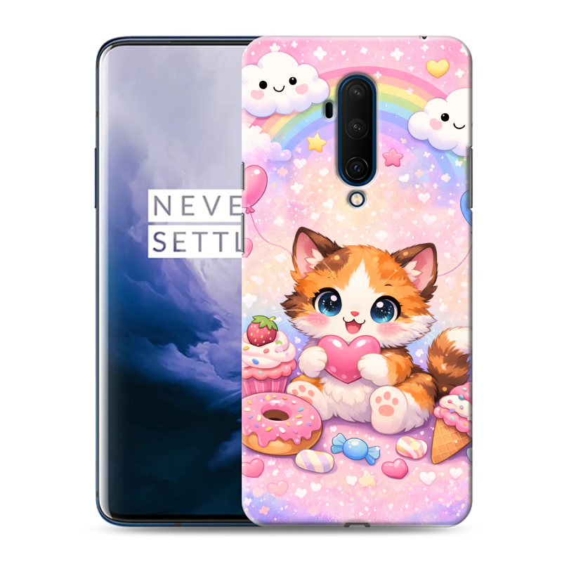 Пластиковый чехол на OnePlus 7T Pro с принтом для девочек Пластиковый чехол на OnePlus 7T Pro с принтом для девочек