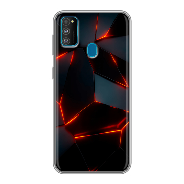 Силиконовый чехол на Samsung Galaxy M30s с принтом Яркие абстракции