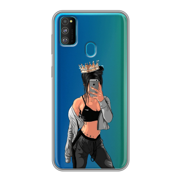 Силиконовый чехол на Samsung Galaxy M30s с принтом Женские принты