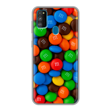 Силиконовый чехол на Samsung Galaxy M30s с принтом Конфеты
