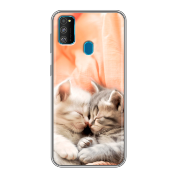 Силиконовый чехол на Samsung Galaxy M30s с принтом Котята Силиконовый чехол на Samsung Galaxy M30s с принтом Котята