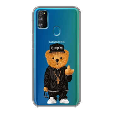 Силиконовый чехол на Samsung Galaxy M30s с принтом Мишка Силиконовый чехол на Samsung Galaxy M30s с принтом Мишка