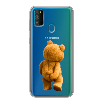 Силиконовый чехол на Samsung Galaxy M30s с принтом Медведь Силиконовый чехол на Samsung Galaxy M30s с принтом Медведь
