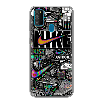 Силиконовый чехол на Samsung Galaxy M30s с принтом Найк Силиконовый чехол на Samsung Galaxy M30s с принтом Найк