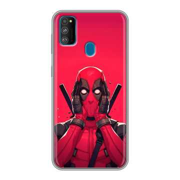 Силиконовый чехол на Samsung Galaxy M30s с принтом Дедпул Deadpool Силиконовый чехол на Samsung Galaxy M30s с принтом Дедпул Deadpool