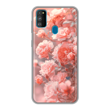 Силиконовый чехол на Samsung Galaxy M30s с принтом Розы цветы Силиконовый чехол на Samsung Galaxy M30s с принтом Розы цветы