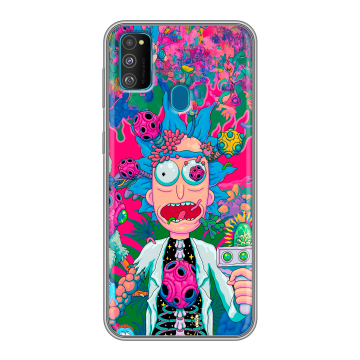 Силиконовый чехол на Samsung Galaxy M30s с принтом Рик и Морти Rick Morty Силиконовый чехол на Samsung Galaxy M30s с принтом Рик и Морти Rick Morty