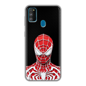 Силиконовый чехол на Samsung Galaxy M30s с принтом человек паук spiderman Силиконовый чехол на Samsung Galaxy M30s с принтом человек паук spiderman