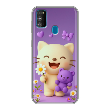 Силиконовый чехол на Samsung Galaxy M30s с принтом для девочек Силиконовый чехол на Samsung Galaxy M30s с принтом для девочек