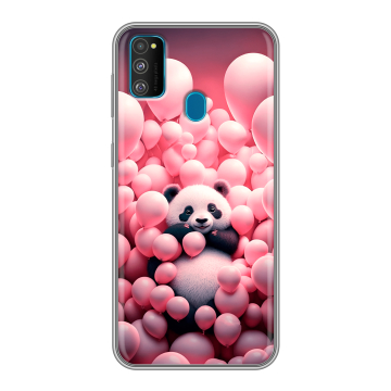 Силиконовый чехол на Samsung Galaxy M30s с принтом Панда Силиконовый чехол на Samsung Galaxy M30s с принтом Панда
